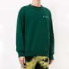 Off-White Men’ s Logo Printing Pullover Green