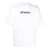 Off-White Men’ s Logo Printing Pullover Short Sleeve Loose Fit White T-Shirt