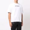 Off-White Men’ s Logo Printing Pullover Short Sleeve Loose Fit White T-Shirt