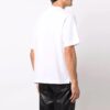 Off-White Men’ s Logo Printing Pullover Short Sleeve Loose Fit White T-Shirt