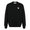 Off-White Men’ s Logo Printing Round Neck Sports Loose Fit Black