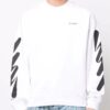 Off-White Men’ s Logo Printing Round Neck White