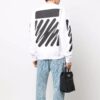 Off-White Men’ s Logo Printing Round Neck White