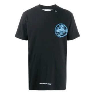 Off-White Men’ s Logo Printing Short Sleeve Black T-Shirt Off-White Men’ s Logo Printing Short Sleeve Black T-Shirt