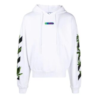 Off-White Men’ s Logo Printing Solid Color Long Sleeves White Off-White Men’ s Logo Printing Solid Color Long Sleeves White