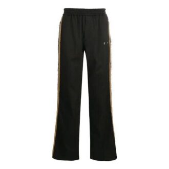 Off-White Men’ s Logo Side Stripe Sports Pants/Trousers/Joggers Loose Fit Black Off-White Men’ s Logo Side Stripe Sports Pants/Trousers/Joggers Loose Fit Black