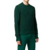 Off-White Men’ s logo Stripe Knit Green