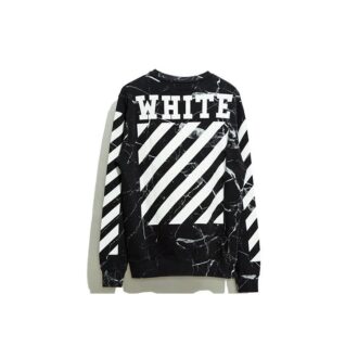 Off-White Men’ s Marble Pullover Black