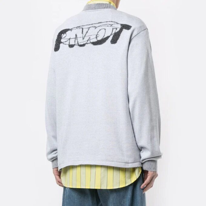 Off-White Men’ s Mask Knit Gray