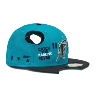Off-White Men’ s Mlb New Era Crossover Fashion Hole Embroidered Logo Blue Cap Off-White Men’ s Mlb New Era Crossover Fashion Hole Embroidered Logo Blue Cap