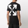 Off-White Men’ s Mona Lisa Portrait Short Sleeve Ordinary Version Black T-Shirt