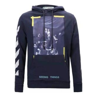 Off-White Men’ s Painting Navy Blue