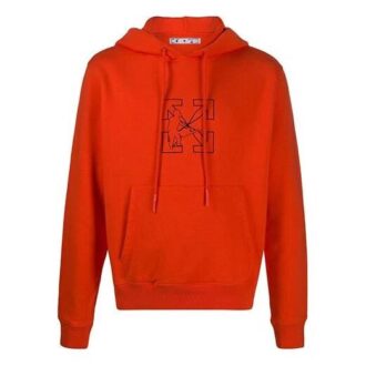Off-White Men’ s Pattern Arrow Logo Red