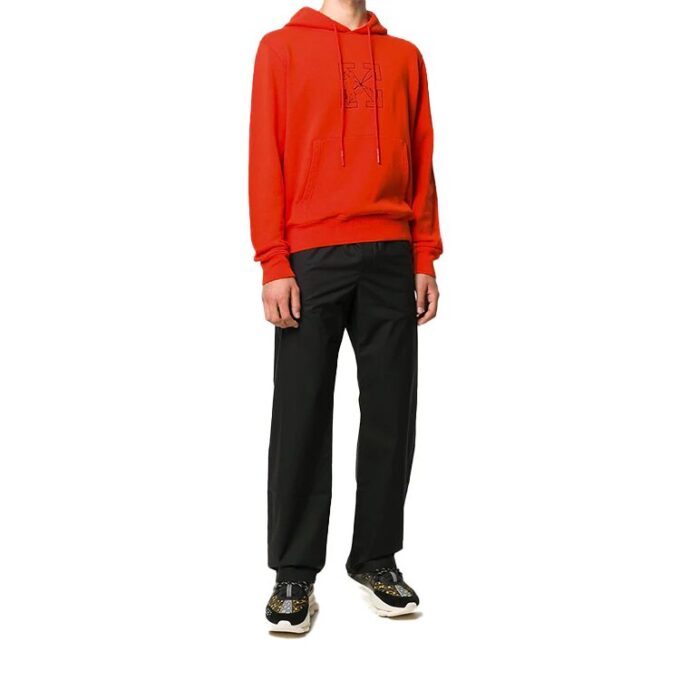 Off-White Men’ s Pattern Arrow Logo Red