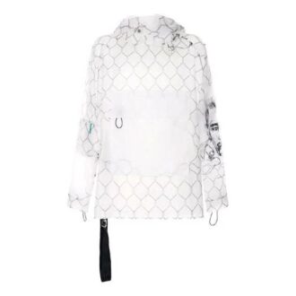 Off-White Men’ s Pocket Detail Transparent Ordinary Version White