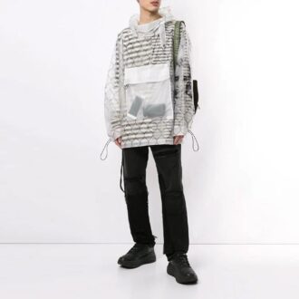 Off-White Men’ s Pocket Detail Transparent Ordinary Version White
