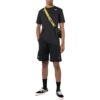 Off-White Men’ s Printing Arrow Pattern Round Neck Short Sleeve Black T-Shirt