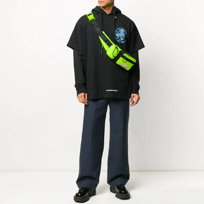 Off-White Men’ s Printing Cotton Black
