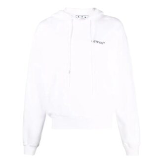 Off-White Men’ s Printing Hooded Long Sleeves White