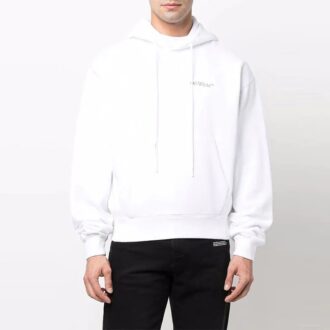 Off-White Men’ s Printing Hooded Long Sleeves White
