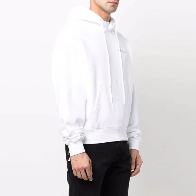 Off-White Men’ s Printing Hooded Long Sleeves White