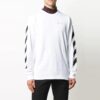 Off-White Men’ s Printing Long Sleeves White T-Shirt