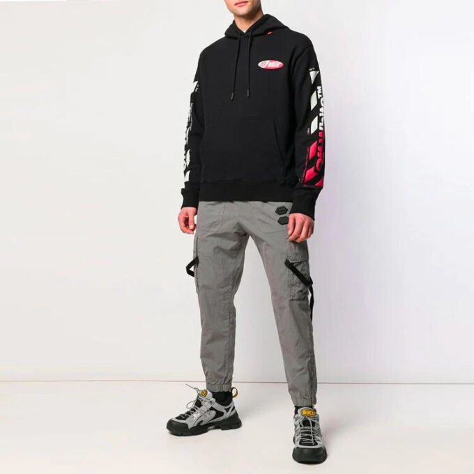 Off-White Men’ s Printing Loose Fit Black