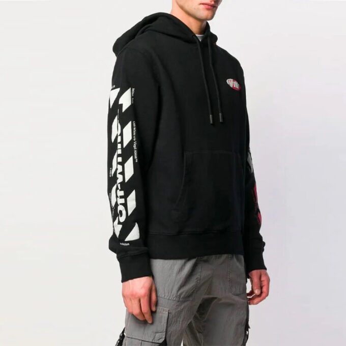 Off-White Men’ s Printing Loose Fit Black