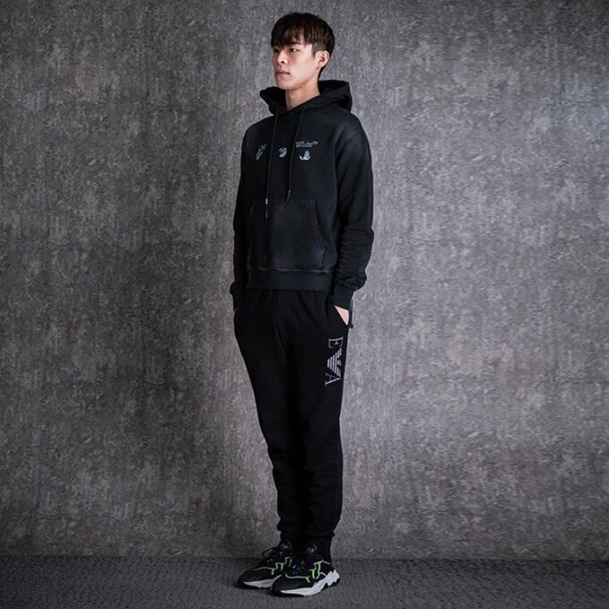 Off-White Men’ s Printing Ordinary Version Black