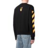 Off-White Men’ s Printing Round Neck Long Sleeves Version Black