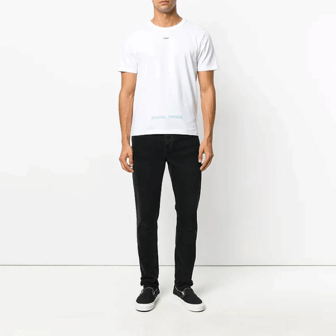 Off-White Men’ s Printing White T-Shirt