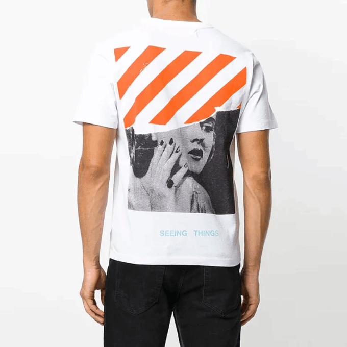 Off-White Men’ s Printing White T-Shirt