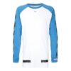 Off-White Men’ s Raglan Sleeve Colorblock Paint Arrow Long Sleeves Colorblock T-Shirt