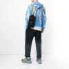 Off-White Men’ s Reflective Arrow Tie Dye Blue