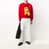 Off-White Men’ s Round Neck Skeleton Red