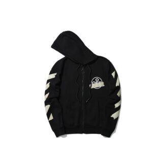 Off-White Men’ s Rubber Strap Arrow Printing Classic Black