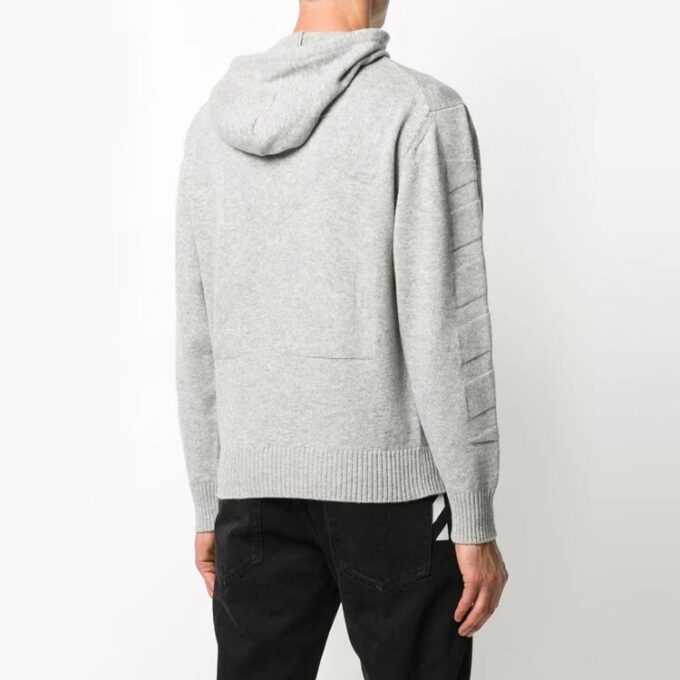 Off-White Men’ s Sleeve Stripe Gray