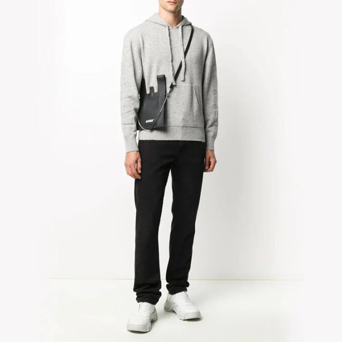Off-White Men’ s Sleeve Stripe Gray