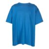 Off-White Men’ s Solid Color Back Large Logo Pullover Round Neck Short Sleeve Blue T-Shirt