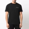 Off-White Men’ s Solid Color Caravaggio Arrow Short Sleeve Black T-Shirt