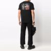 Off-White Men’ s Solid Color Caravaggio Arrow Short Sleeve Black T-Shirt