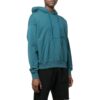 Off-White Men’ s Solid Color Casual Long Sleeves Blue