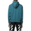 Off-White Men’ s Solid Color Casual Long Sleeves Blue