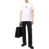 Off-White Men’ s Solid Color Logo Printing Short Sleeve White T-Shirt