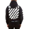 Off-White Men’ s Splash Ink Graffiti Stripe Black