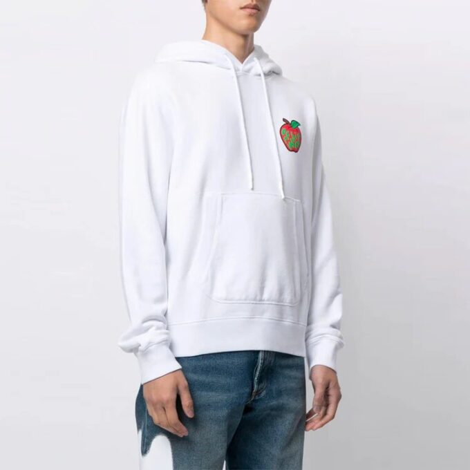 Off-White Men’ s SS21 Apple Pattern Ordinary Version White