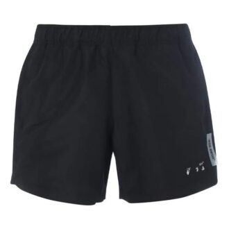 Off-White Men’ s SS21 Casual Logo Black Shorts