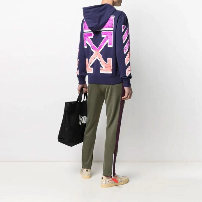 Off-White Men’ s SS21 Casual Zipper Ordinary Version Blue