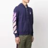 Off-White Men’ s SS21 Casual Zipper Ordinary Version Blue