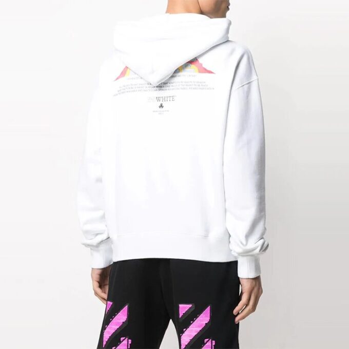 Off-White Men’ s SS21 Graffiti Printing Logo White